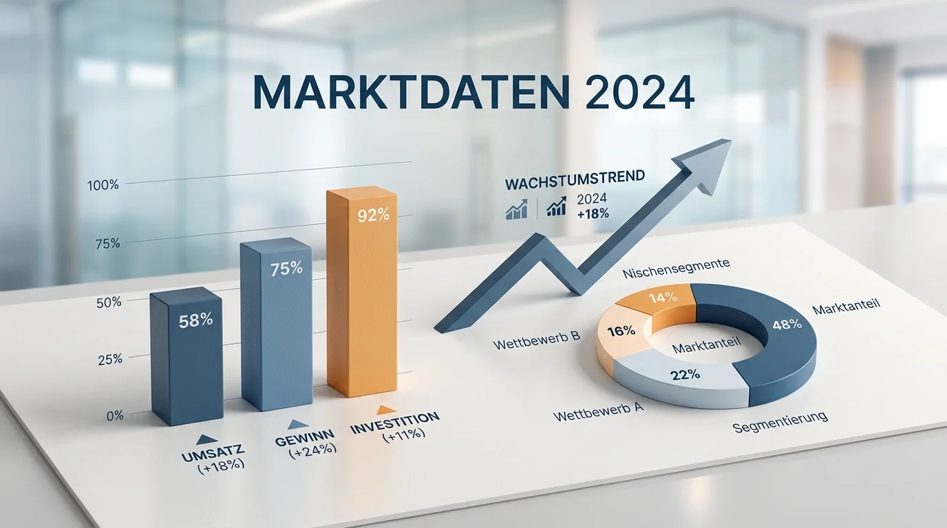 Visualisierung der Marktdaten aus dem GGL-Tätigkeitsbericht 2024 mit Bruttospielertrag, Whitelist-Anbietern und Zahl illegaler Seiten